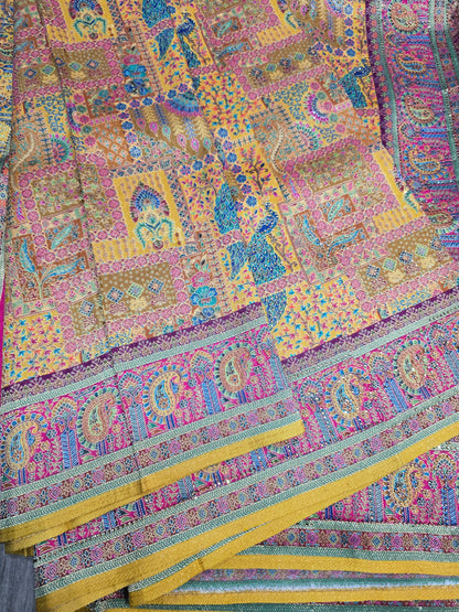 Beautiful designer pure silk saree
