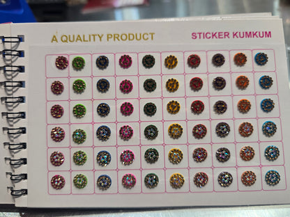 #5 Beautiful designer gold stone tikka/bindi book