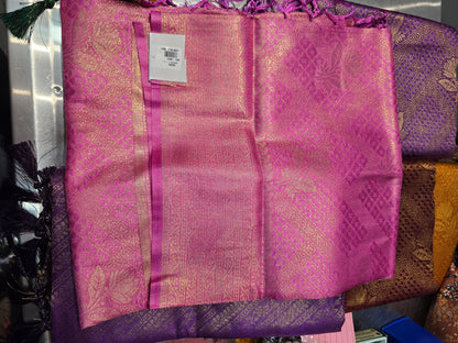 Beautiful designer mulberry box silk saree