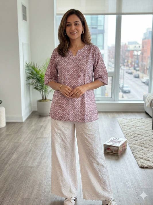 Beautiful designer Kurti with plazo