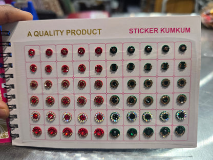 #3 Beautiful designer gold stone tikka/bindi book