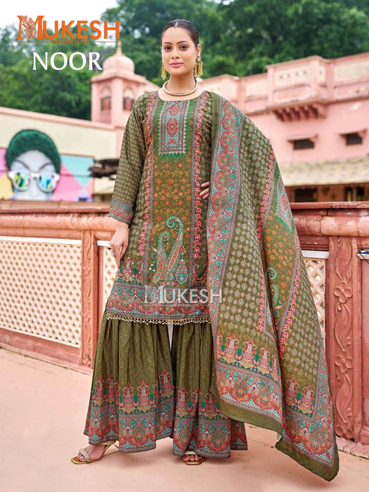 Beautiful designer sharara suit