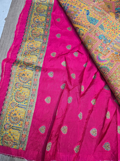 Beautiful designer pure silk saree