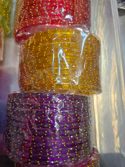 Beautiful designer raindrop glass bangles