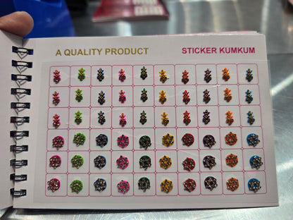 #4 Beautiful designer gold stone tikka/bindi book