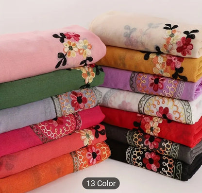 Beautiful designer embroidered scarf