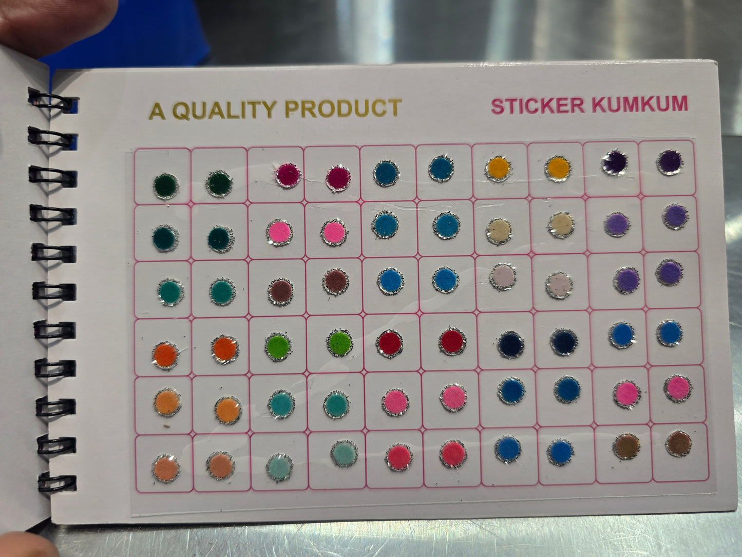 #6 Beautiful designer gold stone tikka/bindi book