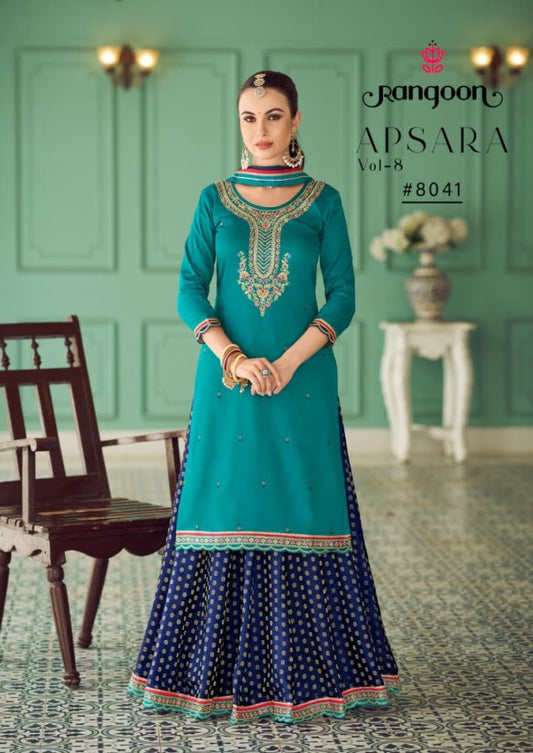 Beautiful designer Kurti with skirt and duppatta