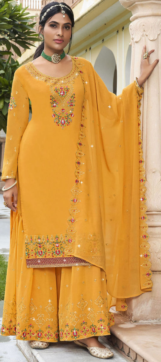 Beautiful designer sharara suit