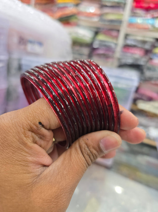 Beautiful designer jelly glass bangles