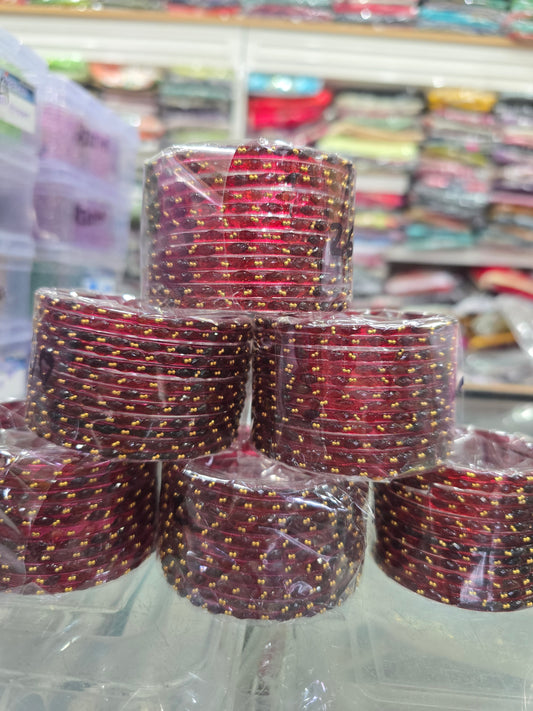 Beautiful designer raindrop bangles set