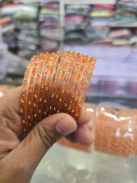 Beautiful designer raindrop bangles set