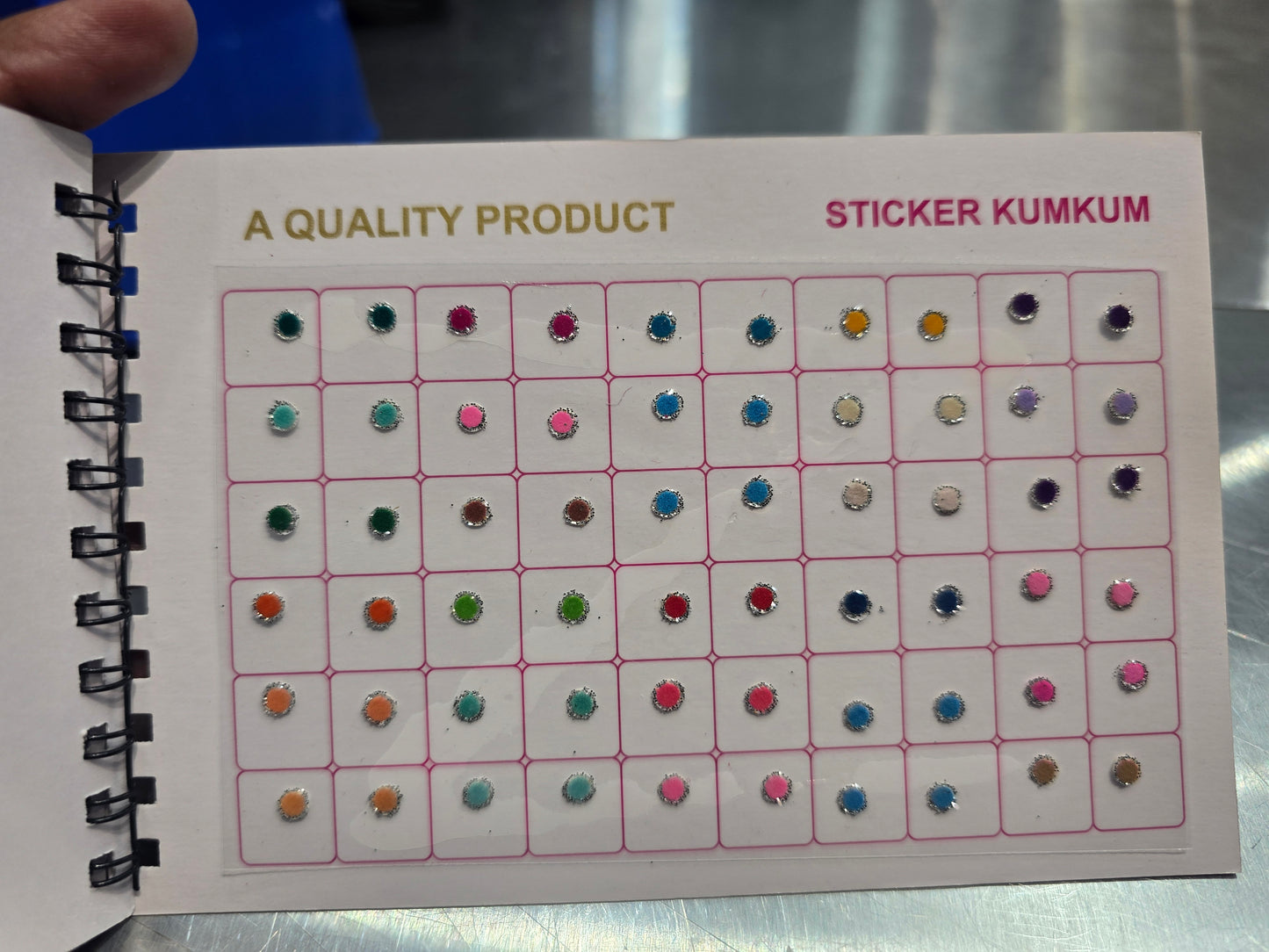 #6 Beautiful designer gold stone tikka/bindi book