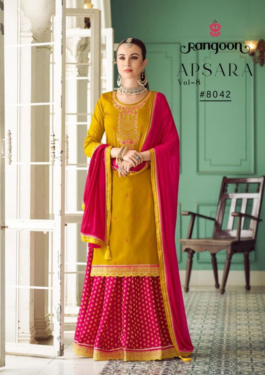 Beautiful designer Kurti with skirt and duppatta