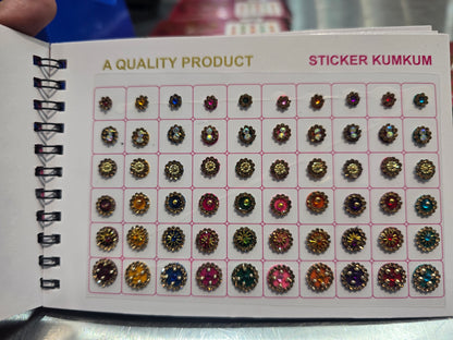 #2 Beautiful designer gold stone tikka/bindi book