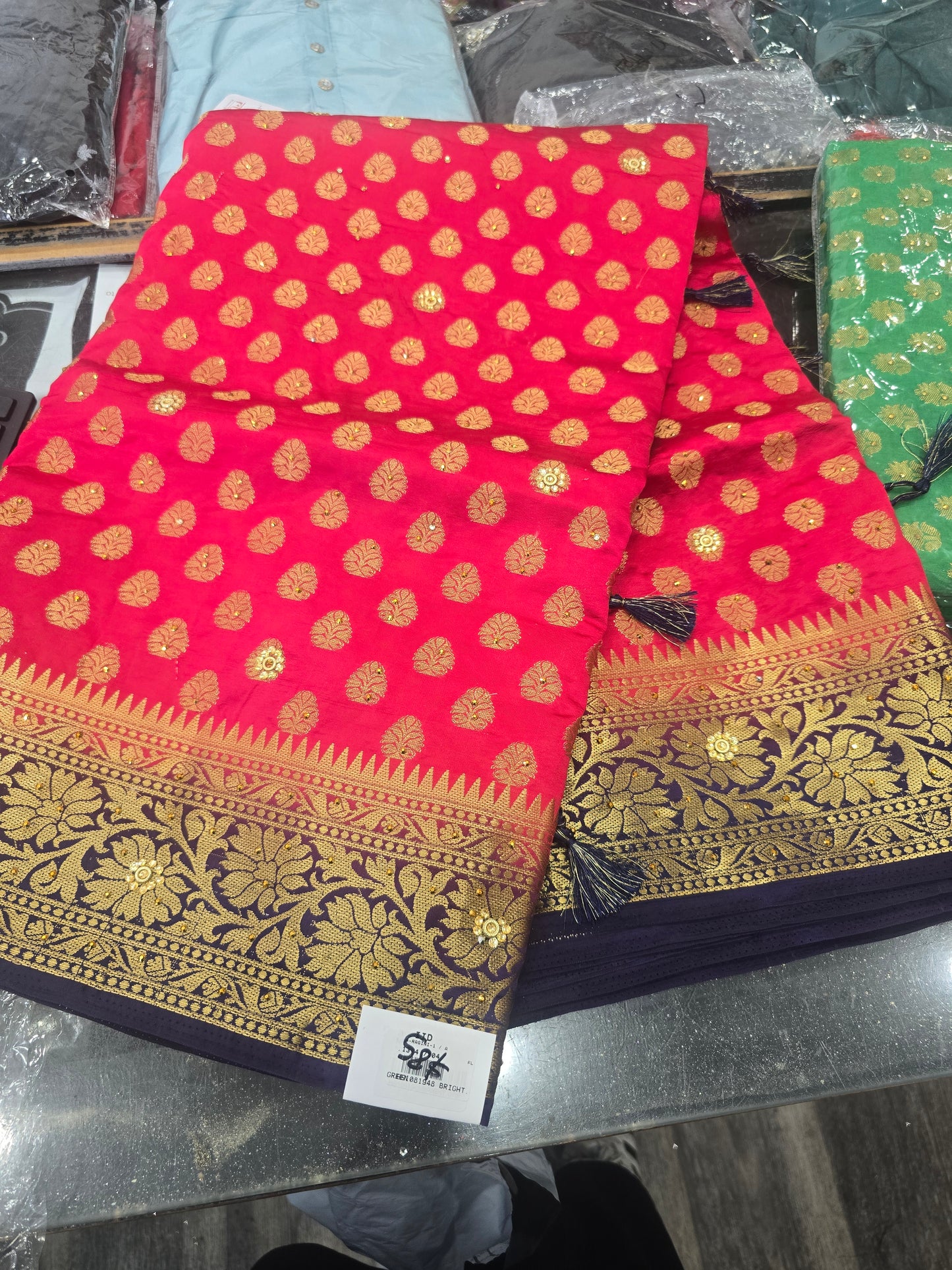 Beautiful designer silk saree