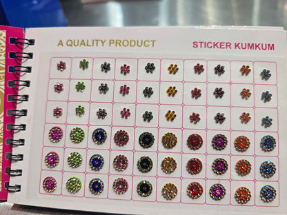 #4 Beautiful designer gold stone tikka/bindi book