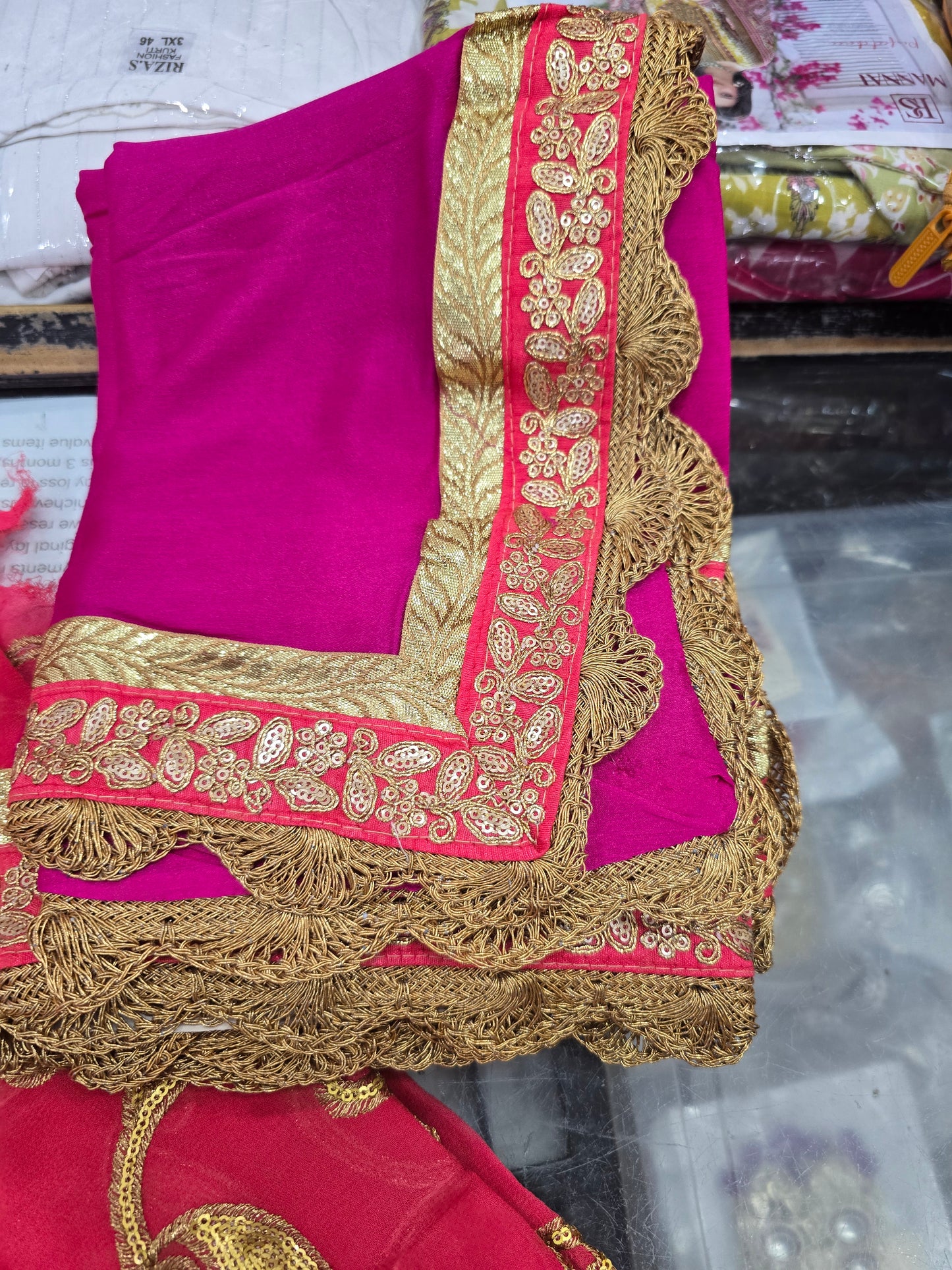 Beautiful designer unstitched suit