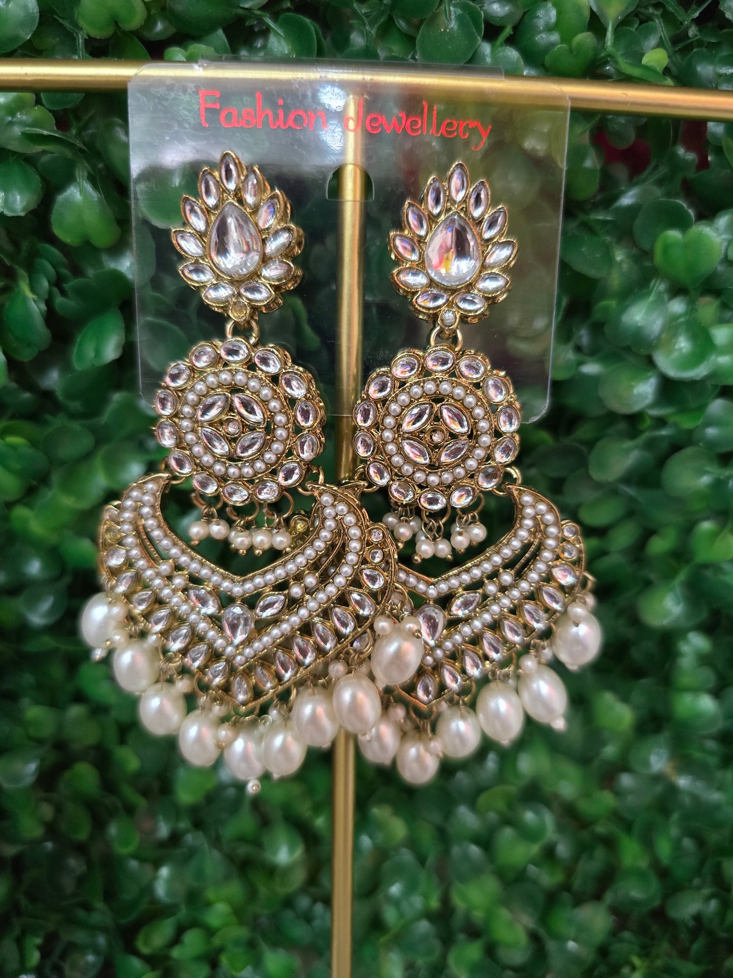Beautiful designer gold  earrings