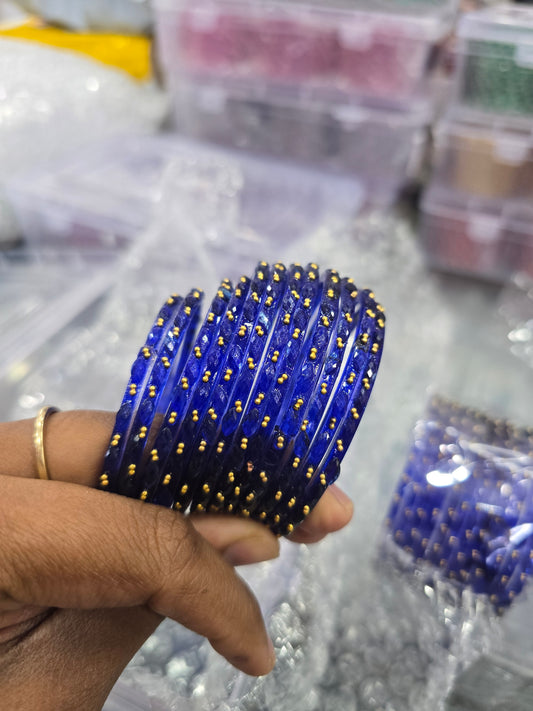 Beautiful designer raindrop bangles set