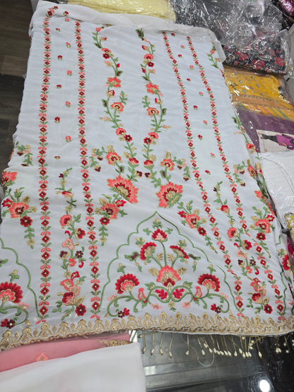 Beautiful designer unstitched suit