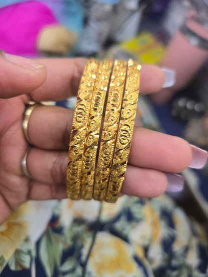 Beautiful gold plated bangles