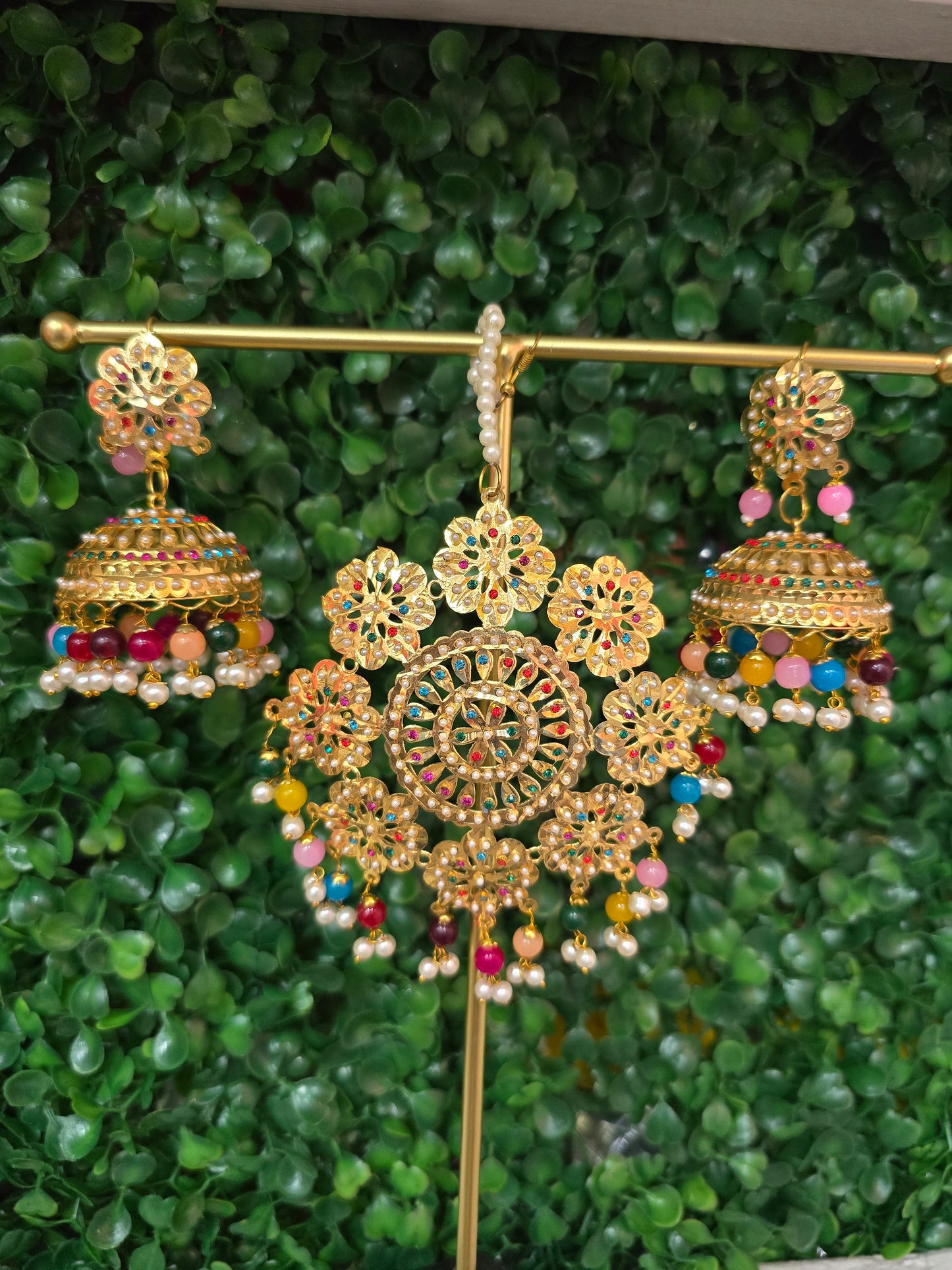 Beautiful designer earring tikkah