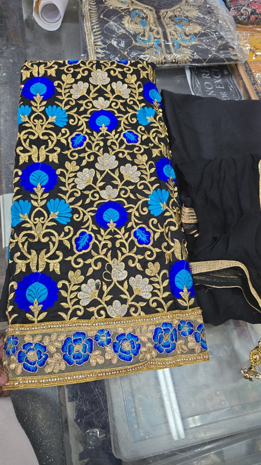 Beautiful designer unstitched suit