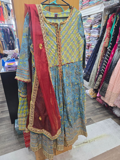 Beautiful designer sharara suit