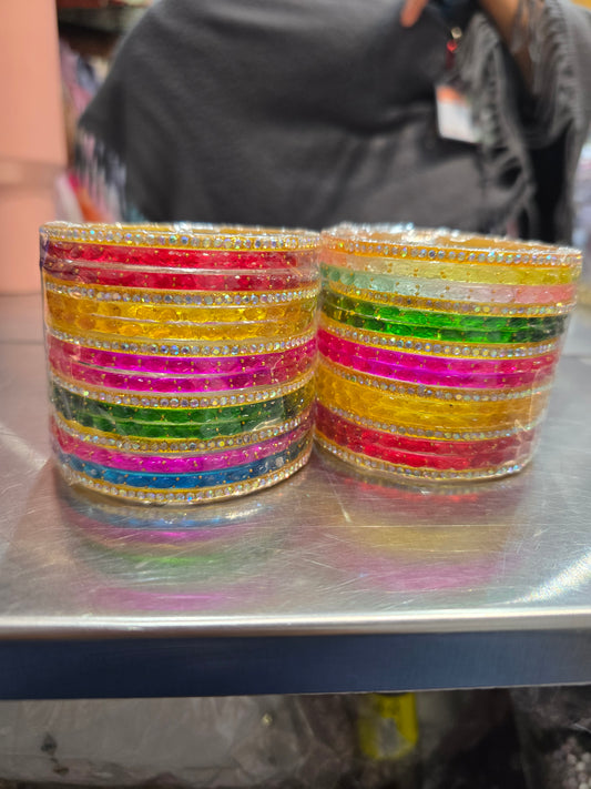 Beautiful designer raindrops bangles