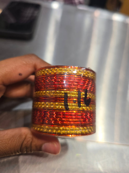 Beautiful designer metal bangle for little girls