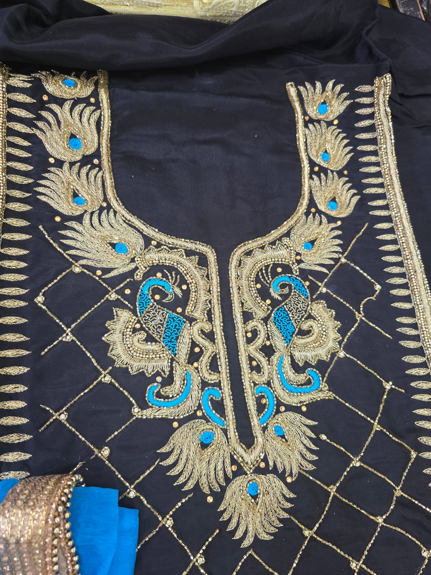 Beautiful designer unstitched suit