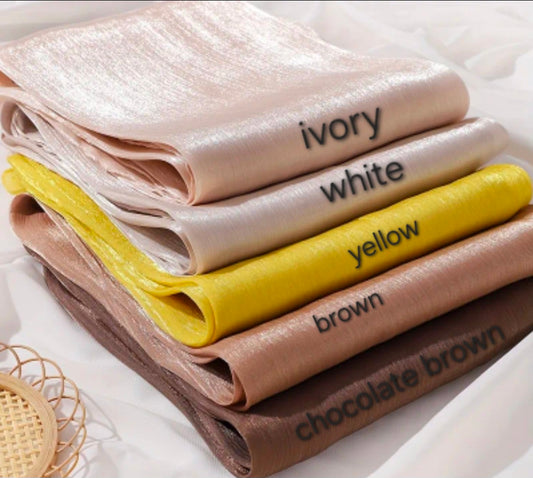 Beautiful designer shimmer organza scarf