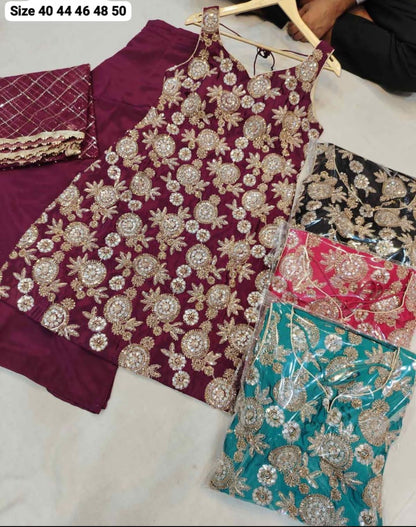 Beautiful designer plazo suit