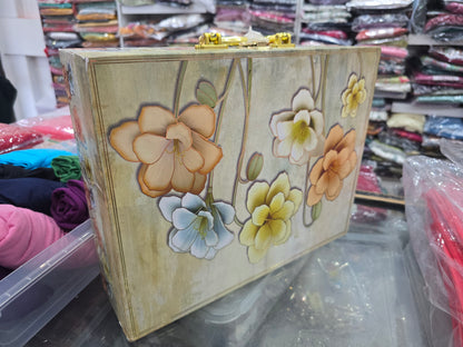 Beautiful designer bangle box with bangles