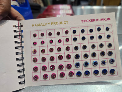 #3 Beautiful designer gold stone tikka/bindi book