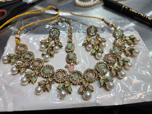 Beautiful designer necklace set