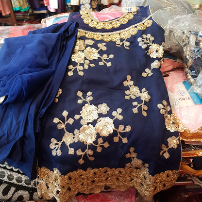 Beautiful designer Churidar suit for girls