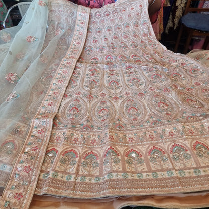 Beautiful designer unstitched lengha