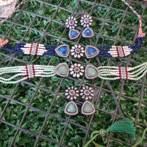 Beautiful designer necklace choker set