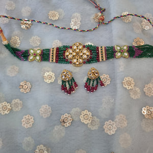 Beautiful designer necklace choker set