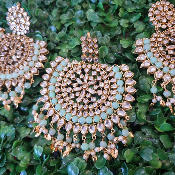 Beautiful designer earing and tikkah set