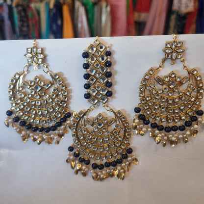 Beautiful designer tikka earrings