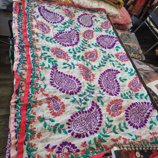 Beautiful designer fully embroidery dupptta