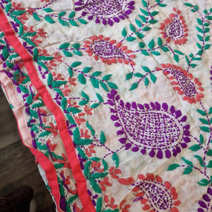 Beautiful designer fully embroidery dupptta