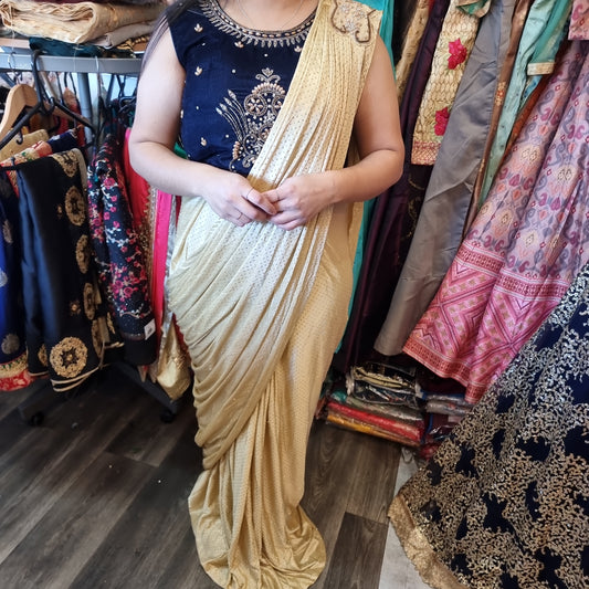 Beautiful designer readymade saree