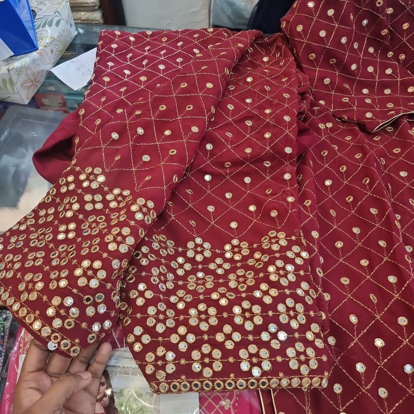 Beautiful designer readymade patiala