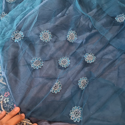 Beautiful designer unstitched lengha