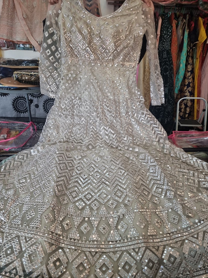 Beautiful designer anarkhali suit