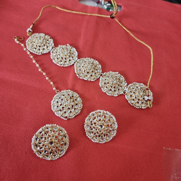 Beautiful designer kundan necklace set